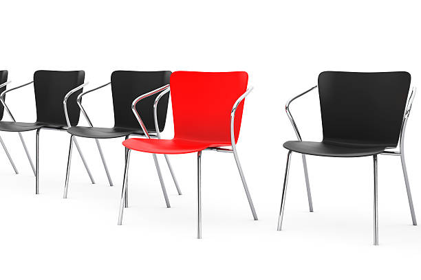 istock Business large meeting. Boss Chair Between other chairs. 3d rend 476891734