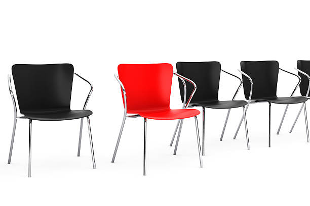 istock Business large meeting. Boss Chair Between other chairs. 3d rend 476891750