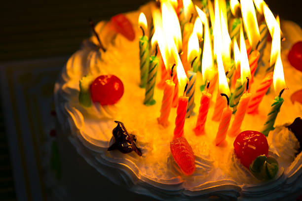 istock White Cream Cake with Fruits and Chocolate 476895271