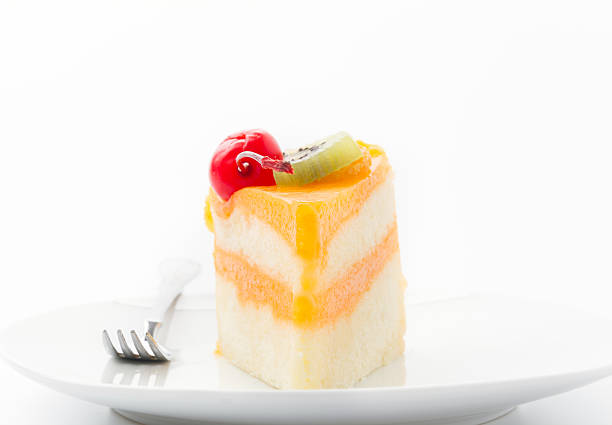 istock orange cake with kiwi and cherry 476896578