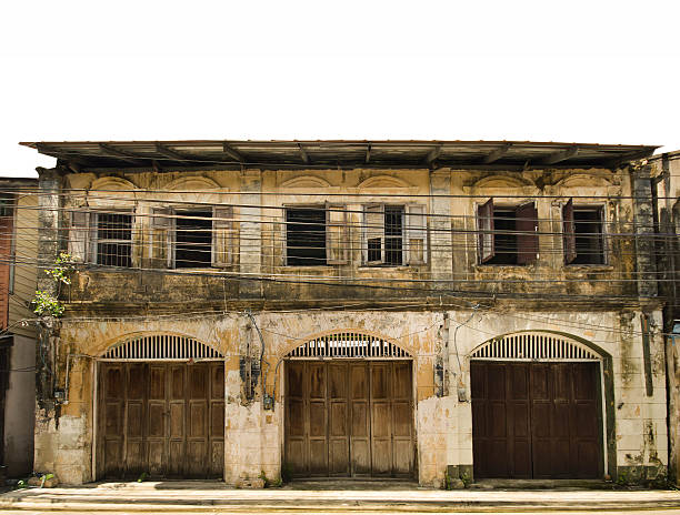 Old buillding at chantaburi province,Thailand stock photo