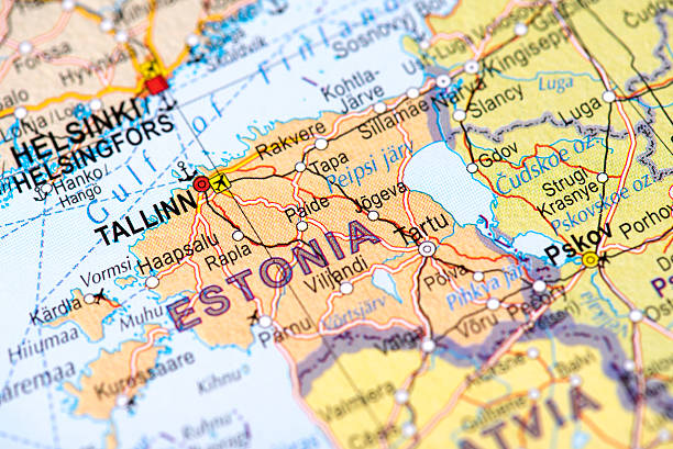 istock Map of Tallinn, Estonia 476899160