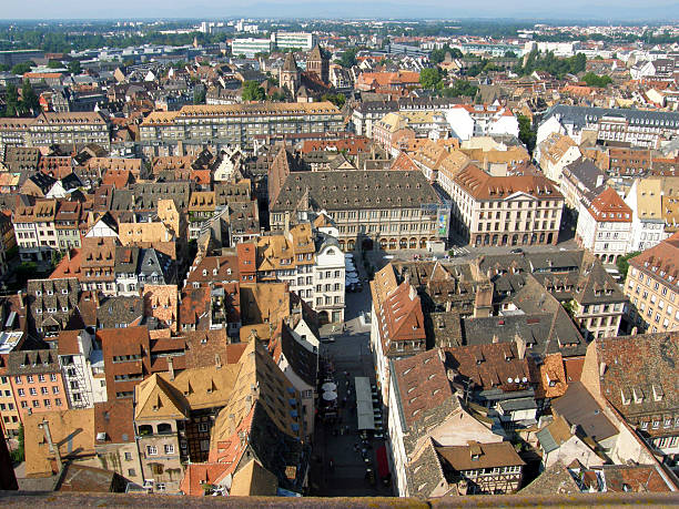 istock Aerial view of Strasbourg 476904215
