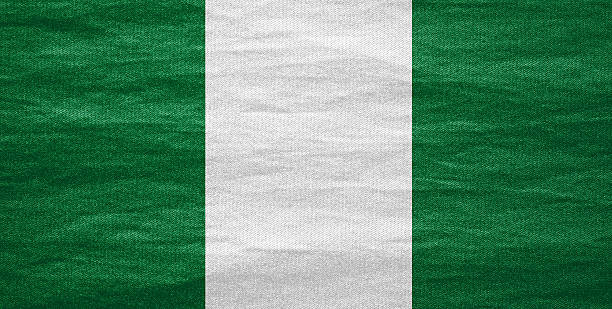 3d illustration flag of Nigeria. Nigeria high resolution flag isolated against white background. 3d rendering