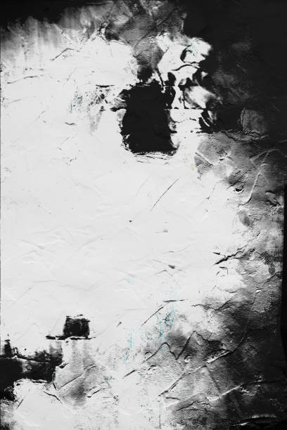 istock art wall texture for background in black, grey, white colors 476910905
