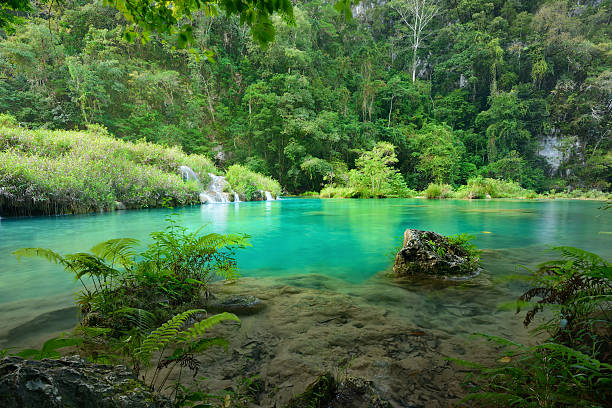 istock Beatiful Cascades National Park in Guatemala Semuc Champey at su 476911999