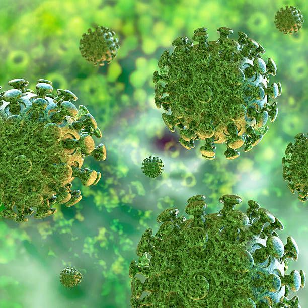 Coronavirus - 3d rendered illustration stock photo