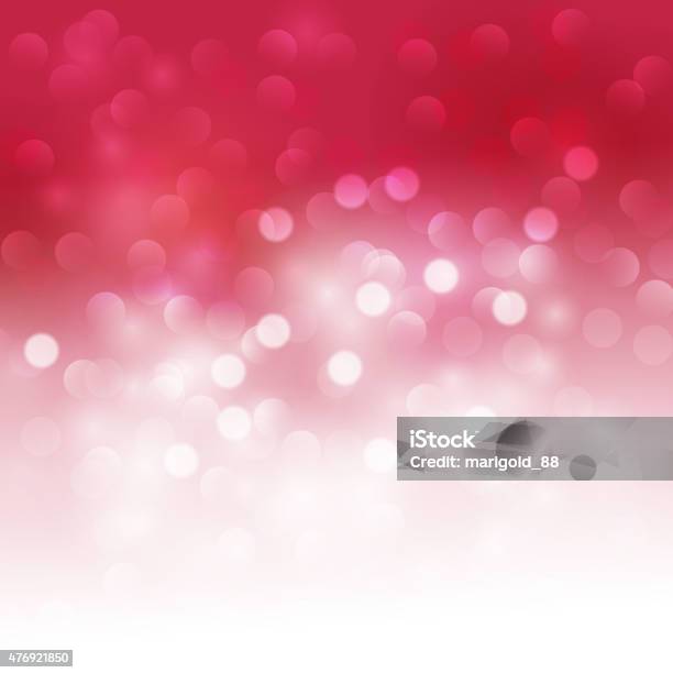 Holiday Bokeh Abstract Christmas Background Stock Illustration - Download Image Now - Red, Backgrounds, Defocused