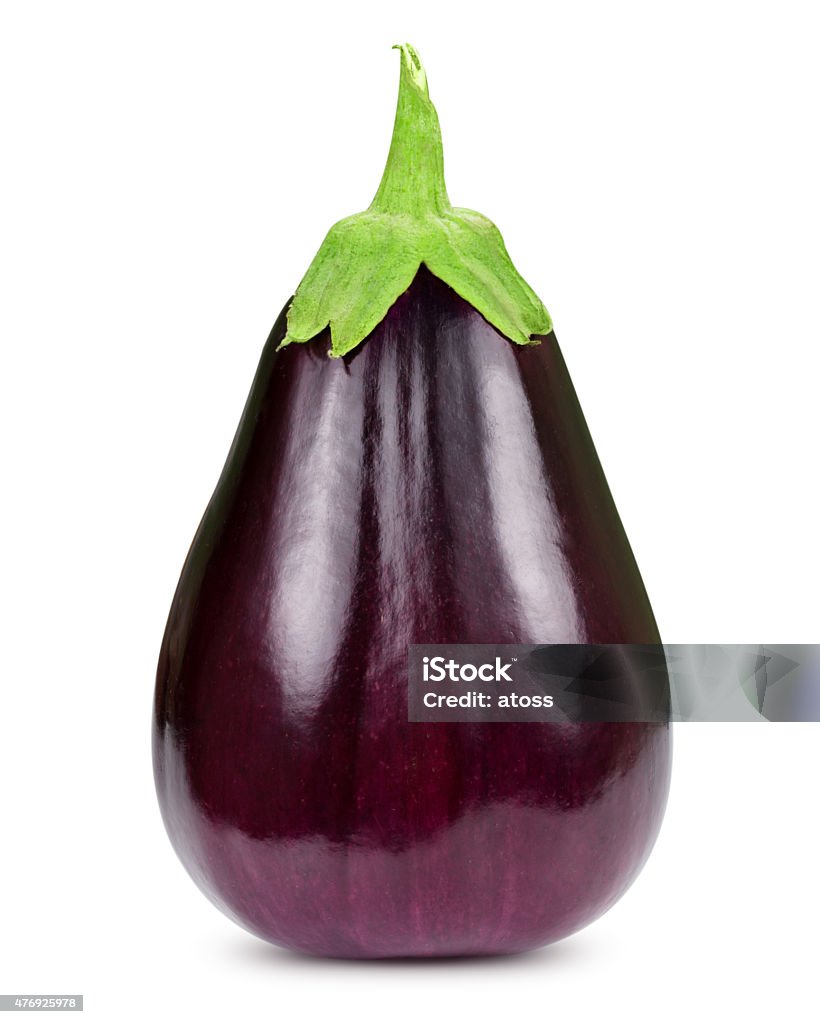 Eggplant Eggplant isolated on white  Clipping Path Eggplant Stock Photo