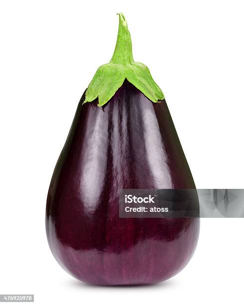 Eggplant Stock Photo - Download Image Now - Eggplant, Cut Out, White Background