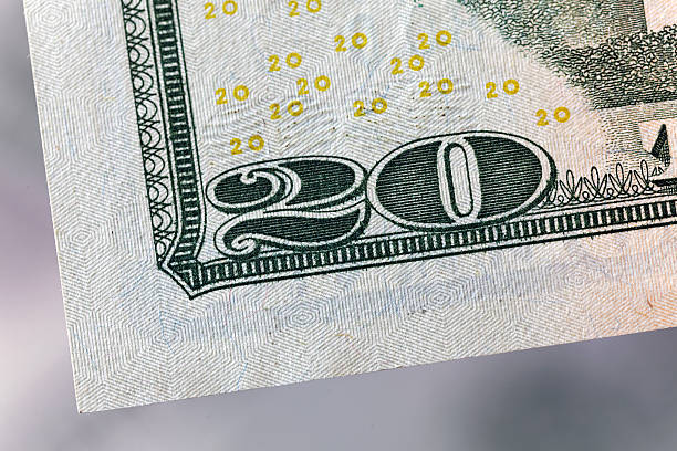 istock Macro on the corner of 20 USD banknote 476926091