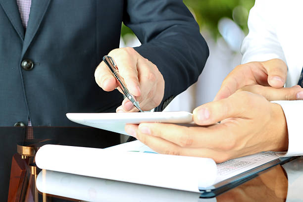 istock Business colleagues working together and analyzing financial figures 476935110
