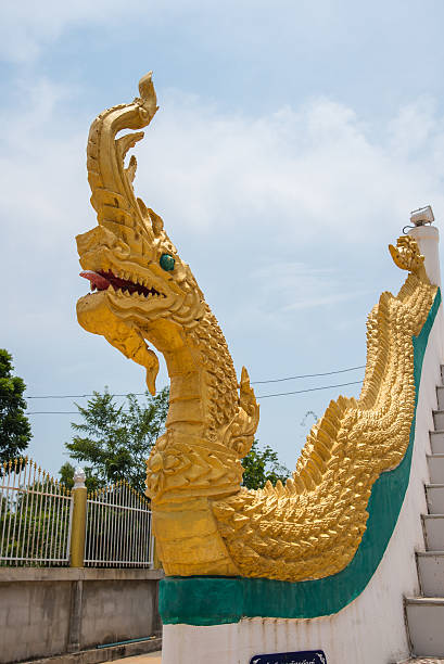 istock Naga serpent golden 476935182