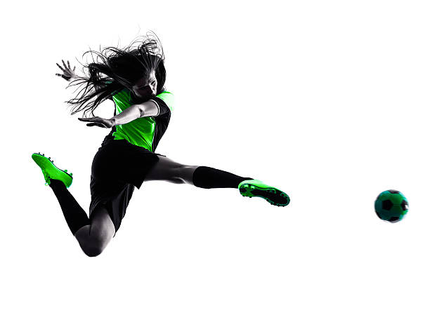 istock woman soccer player isolated silhouette 476935944