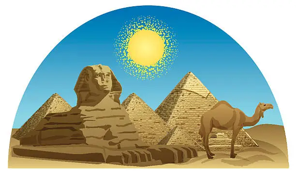 Vector illustration of egypt