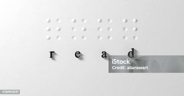 Braille Concepto De Leer Y Letras Foto de stock y más banco de imágenes de Braille - Braille, Abstracto, Aprender