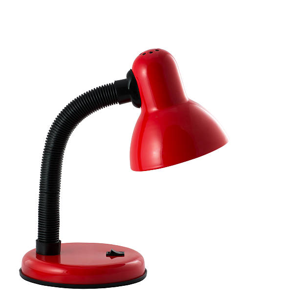 istock Nice modern desk lamp isolated on white background 476944007