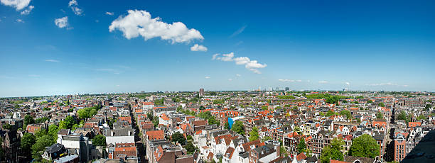 istock Panorama Amsterdam city view from Westerkerk, Holland, Netherlands. 476944710