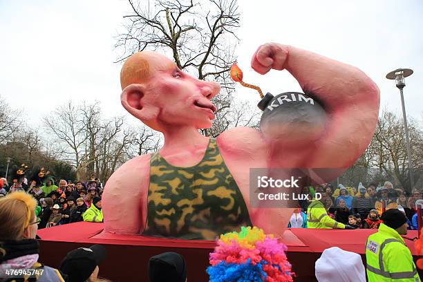 Rose Monday Putin Crimea Float Stock Photo - Download Image Now - Vladimir Putin, Düsseldorf, Rosenmontag