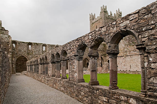 Jerpoint abbey, Ireland stock photo