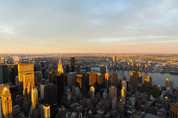 istock manhattan midtown skyline at sunset 476948260