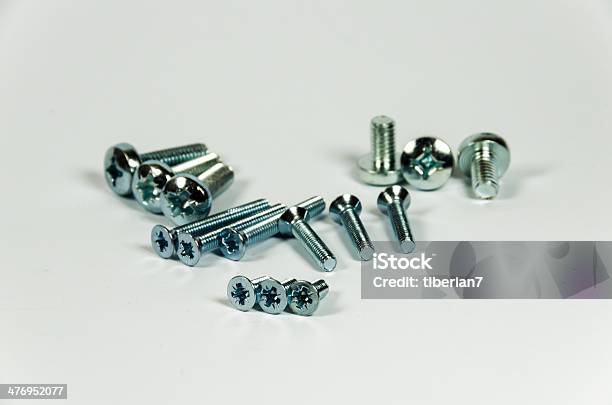 Screw With Bolts Stock Photo - Download Image Now - Blue, Bolt - Fastener, Cap - Hat