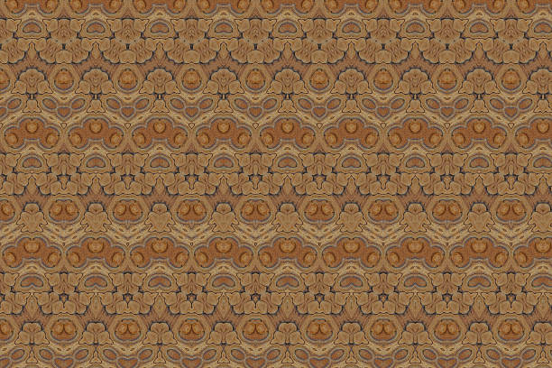 istock Carved wood wall close 476954652
