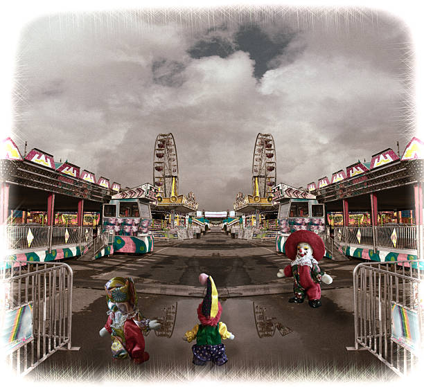 istock clowns at a state fair depiction 476954938
