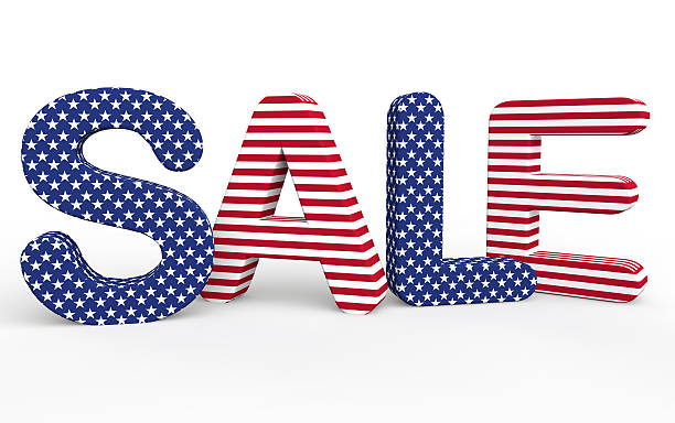 istock USA themed 3d sale text 476954958