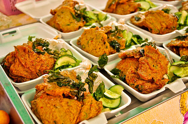 Fried Fish Cakes Thai Food,Thailand