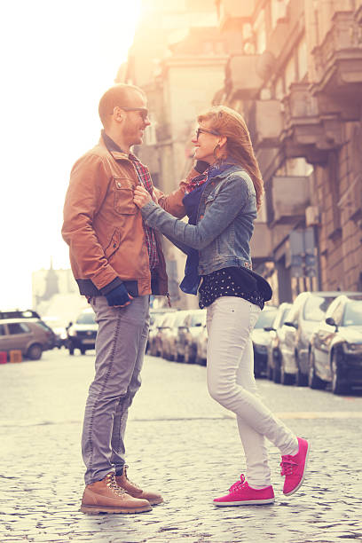 istock Couple enjoying outdoors in a urban surroundings. 476958150