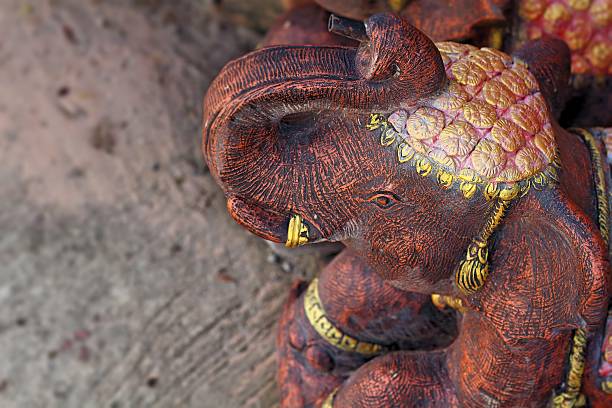 istock Elephant statues in the garden in Thailand. 476959156