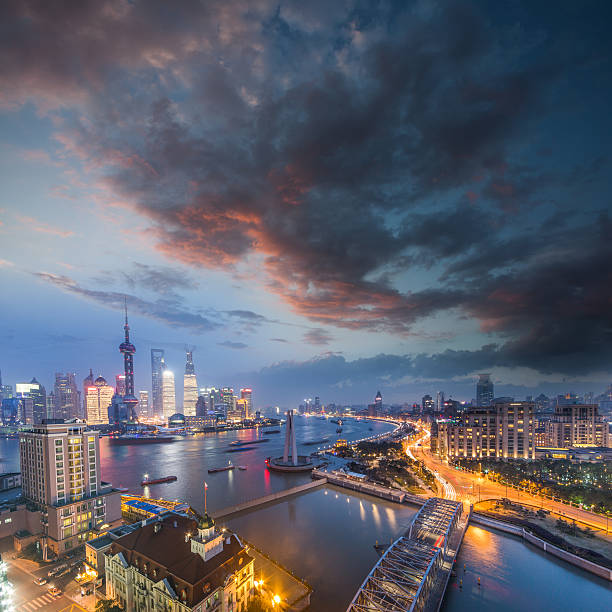 istock night view at shanghai china 476962867