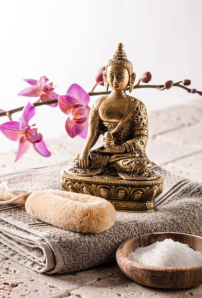 istock seeking for energy and purity with zen symbols 476963370