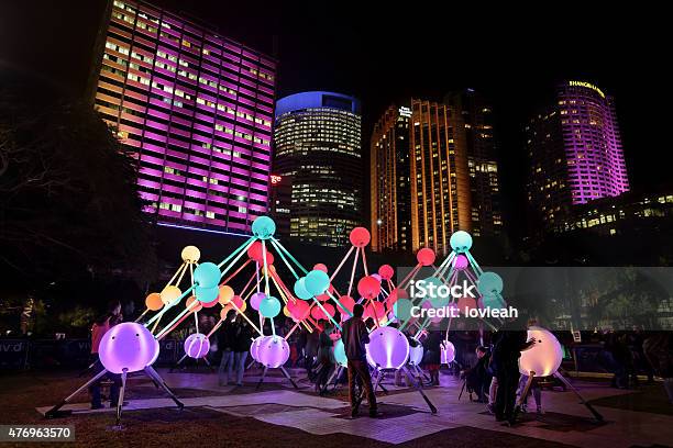 Affinity At Vivid Sydney Stock Photo - Download Image Now - Four Seasons Hotel, Australia, Sydney