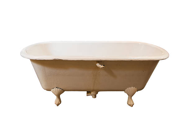 istock Vintage bathtub isolated with clipping path included 476964884