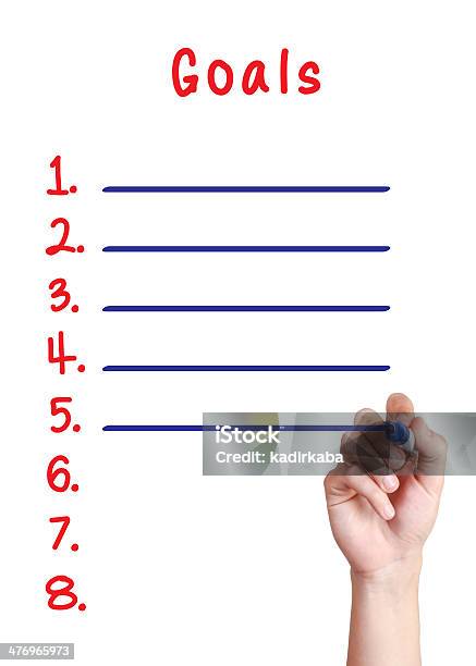 Human Hand Writing Whiteboard Stock Photo - Download Image Now - Felt Tip Pen, Flow Chart, White Background