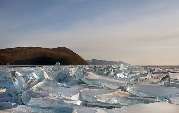 istock Winter. Ice on the surface of Lake Baikal. 476968374