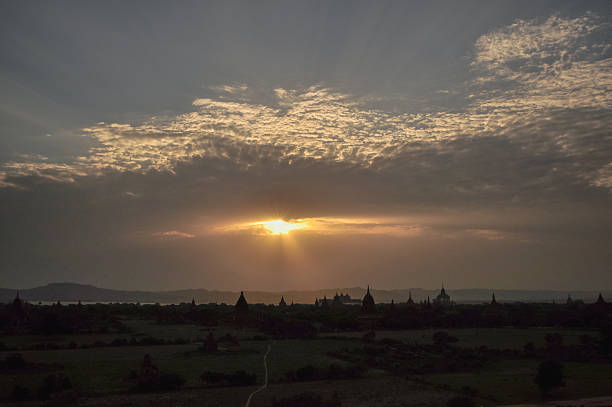 istock temple in Bagan after sunset , Myanmar 476968553