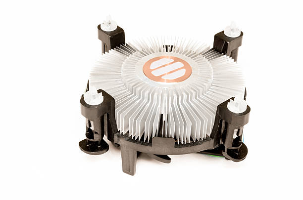 Standart CPU cooler isolated on a white background