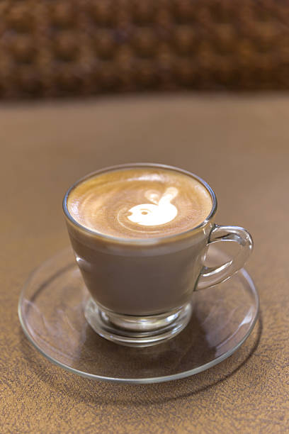 istock Latte or cappuccino coffee in retro filter effect 476972260