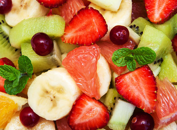 istock Salad with fresh fruits 476972400