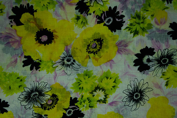 istock texture of print fabric striped flower for background 476975000