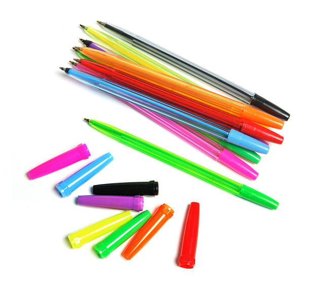 istock Ballpoint Pens and Caps 476975577