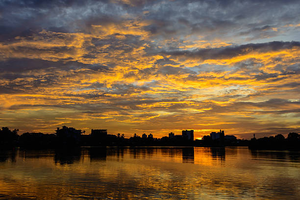 istock Colorful sunset from  Lake 476975956