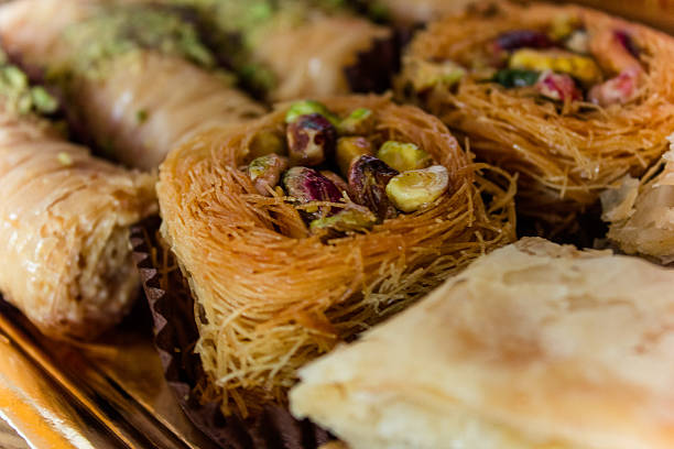 istock Arabic sweet dessert delights with pistachio 476976558
