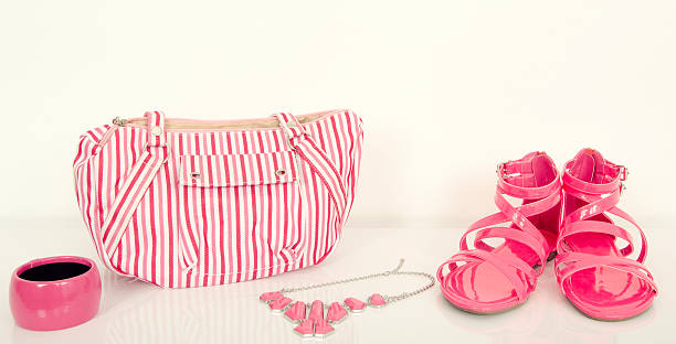 istock Pink summer woman accessories. 476977188