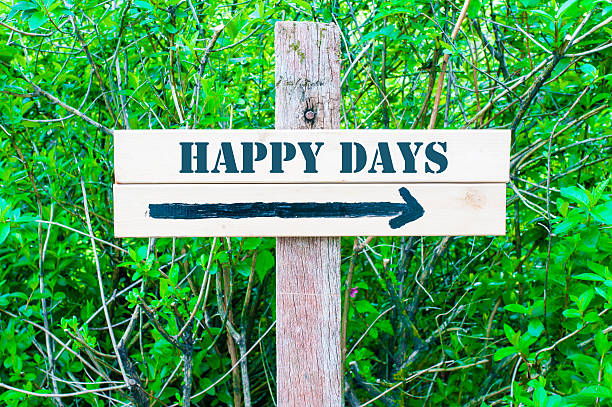 istock HAPPY DAYS Directional sign 476981560