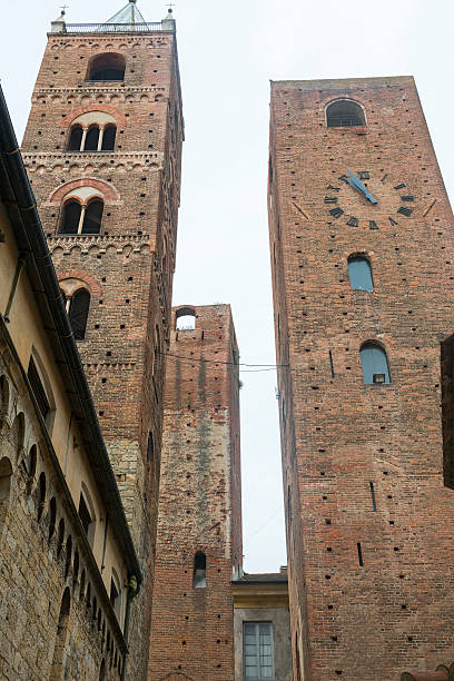 albenga - italy albenga liguria tower imagens e fotografias de stock