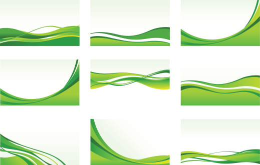 vector illustration of abstract green backgrounds